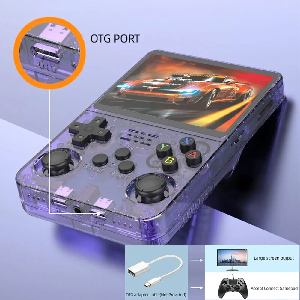 New Open Source R36S Retro Handheld Video Game Console Linux System Pocket Video Player 3.5 Inch IPS Screen Classic Retro Gaming